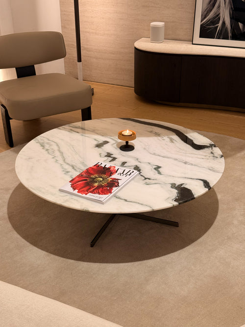 Layford Coffee Table - Panda White Marble
