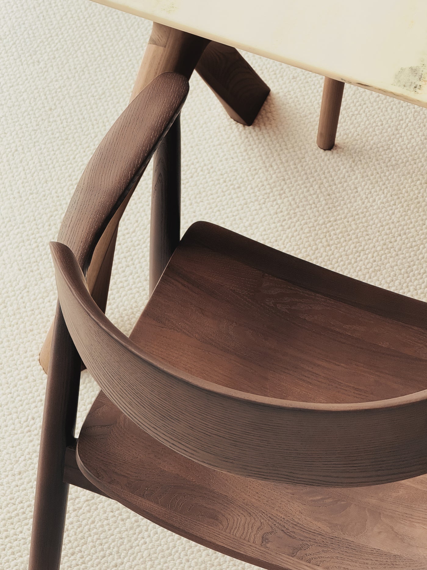 Danielle[PLUS+] Dining Chair (Dark Walnut)