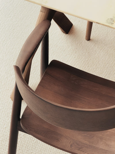 Danielle[PLUS+] Dining Chair (Dark Walnut)