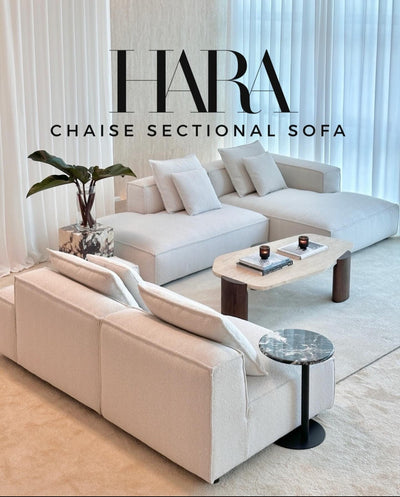 Hara Left Arm Double Chaise Sofa