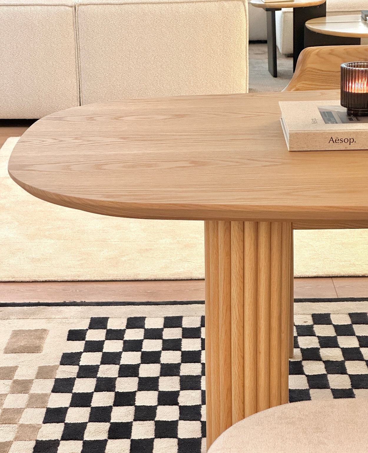 Thierry Dining Table - Natural Timber Top