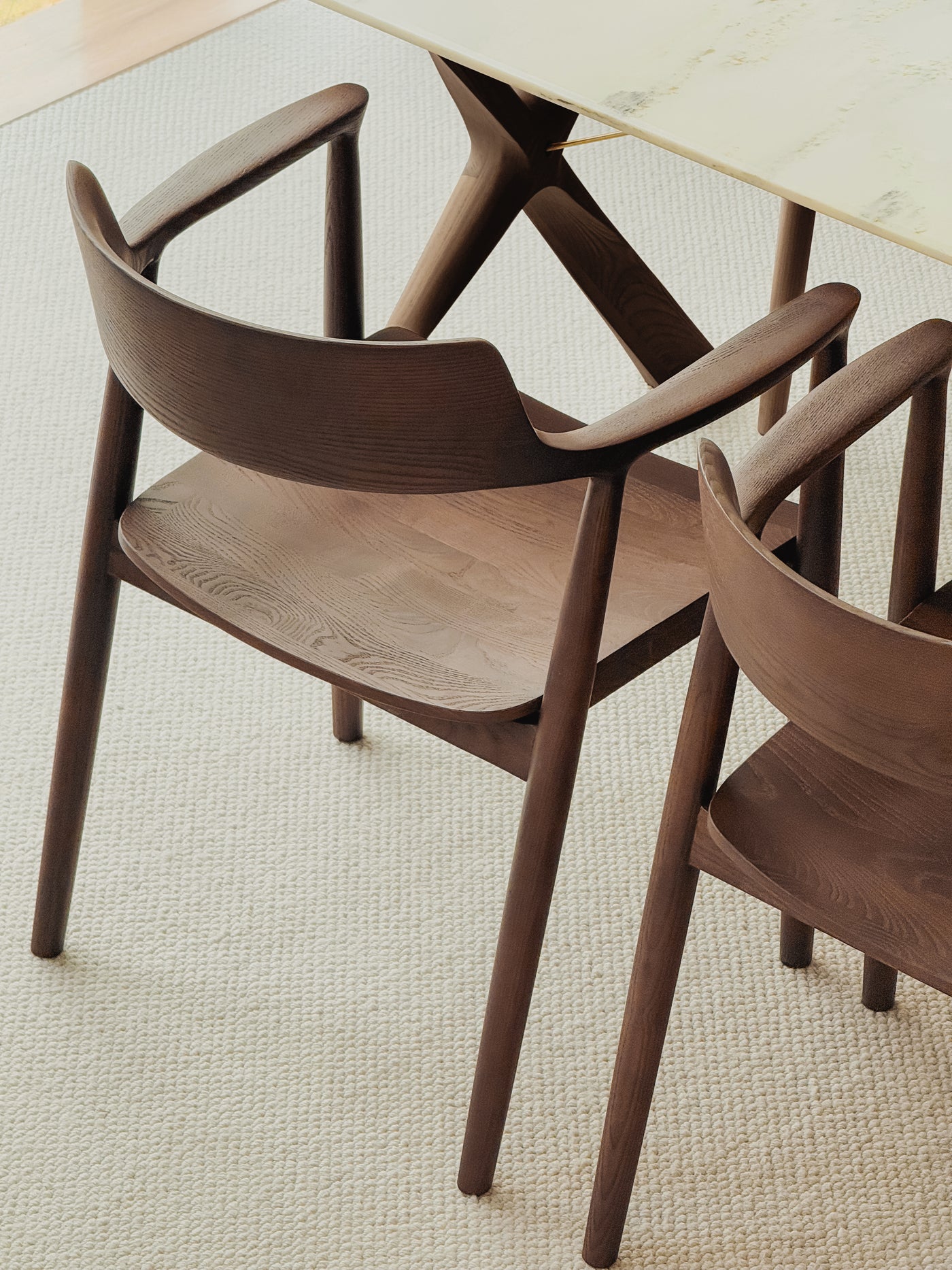 Danielle[PLUS+] Dining Chair (Dark Walnut)