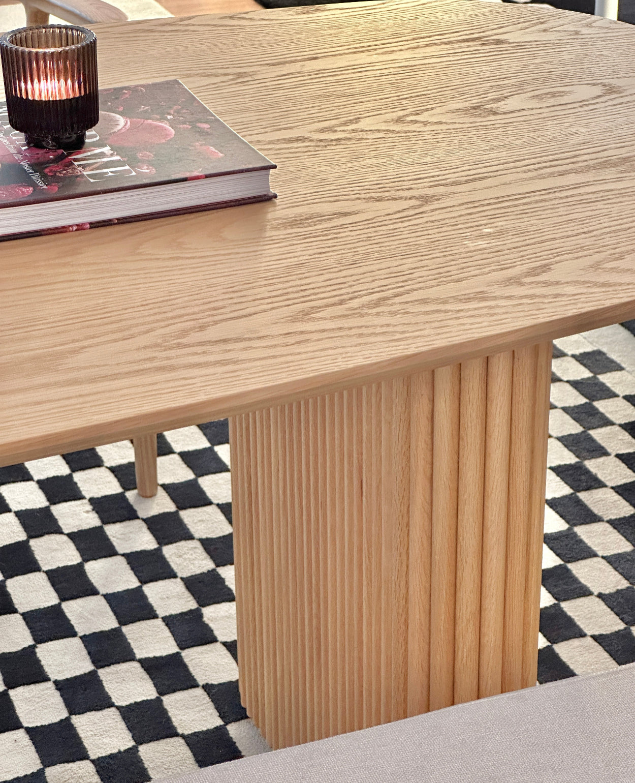 Thierry Dining Table - Natural Timber Top