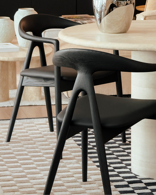 Aeron Dining Chair – Sculpted Solid Ash | CANCAN Exclusive