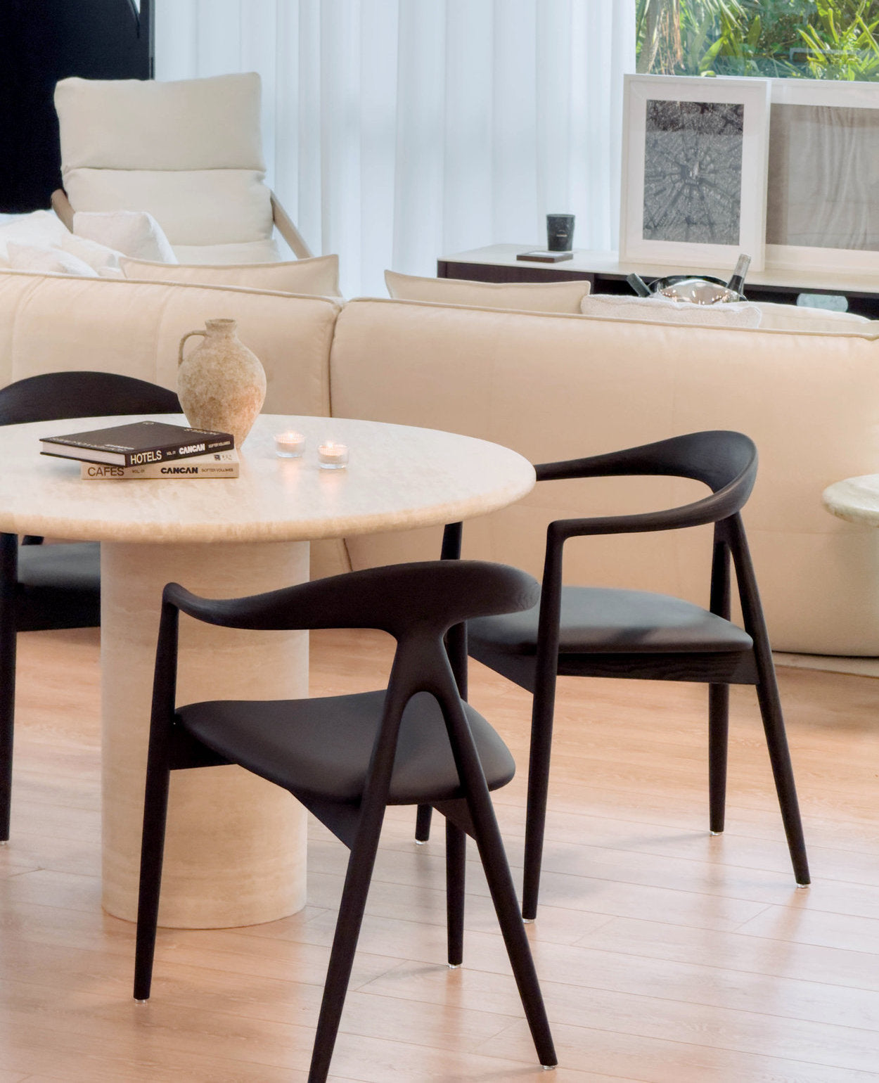 Aeron Dining Chair – Sculpted Solid Ash | CANCAN Exclusive