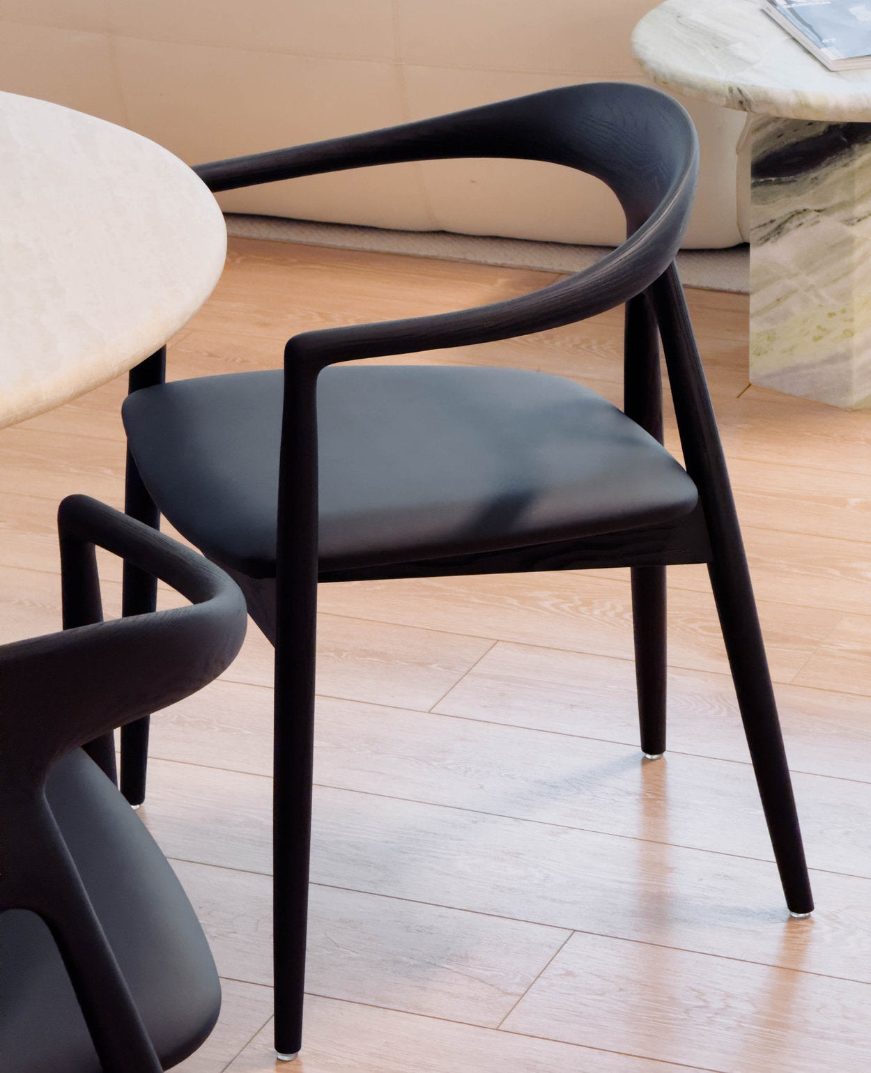 Aeron Dining Chair – Sculpted Solid Ash | CANCAN Exclusive