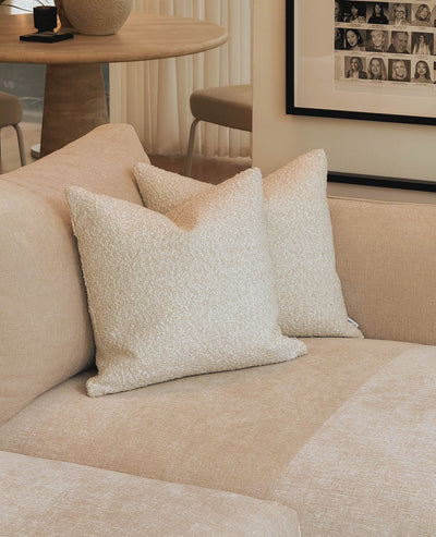 [NEW] Ami Throw Cushion - Boucle Blush