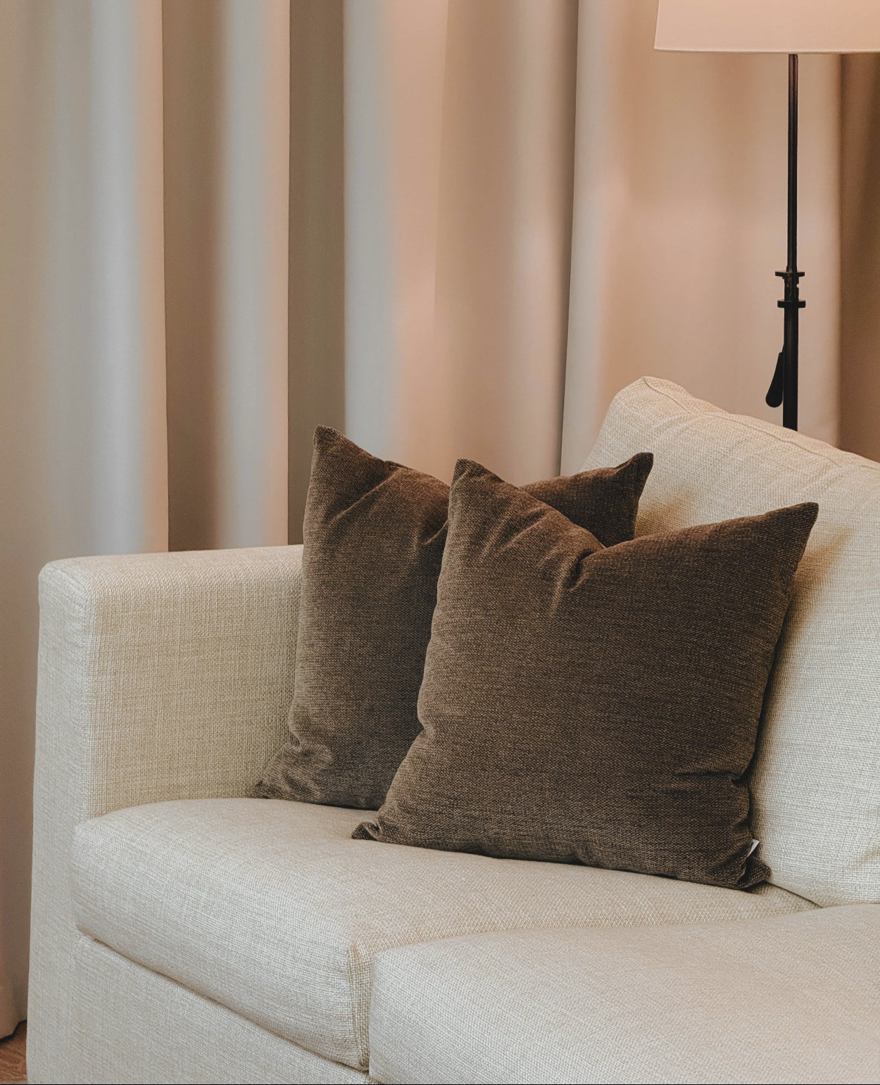 Ami Throw Cushion - Espresso