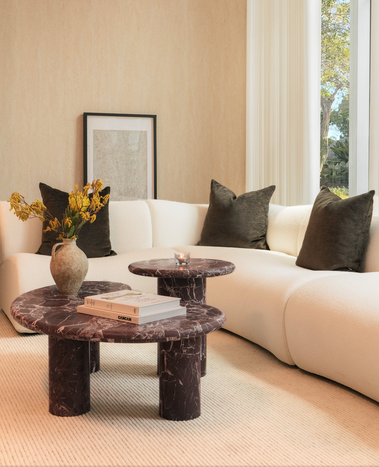 Ami Throw Cushion - Truffle