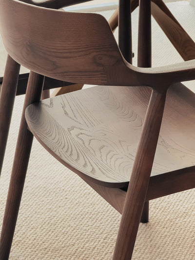 Danielle[PLUS+] Dining Chair (Dark Walnut)