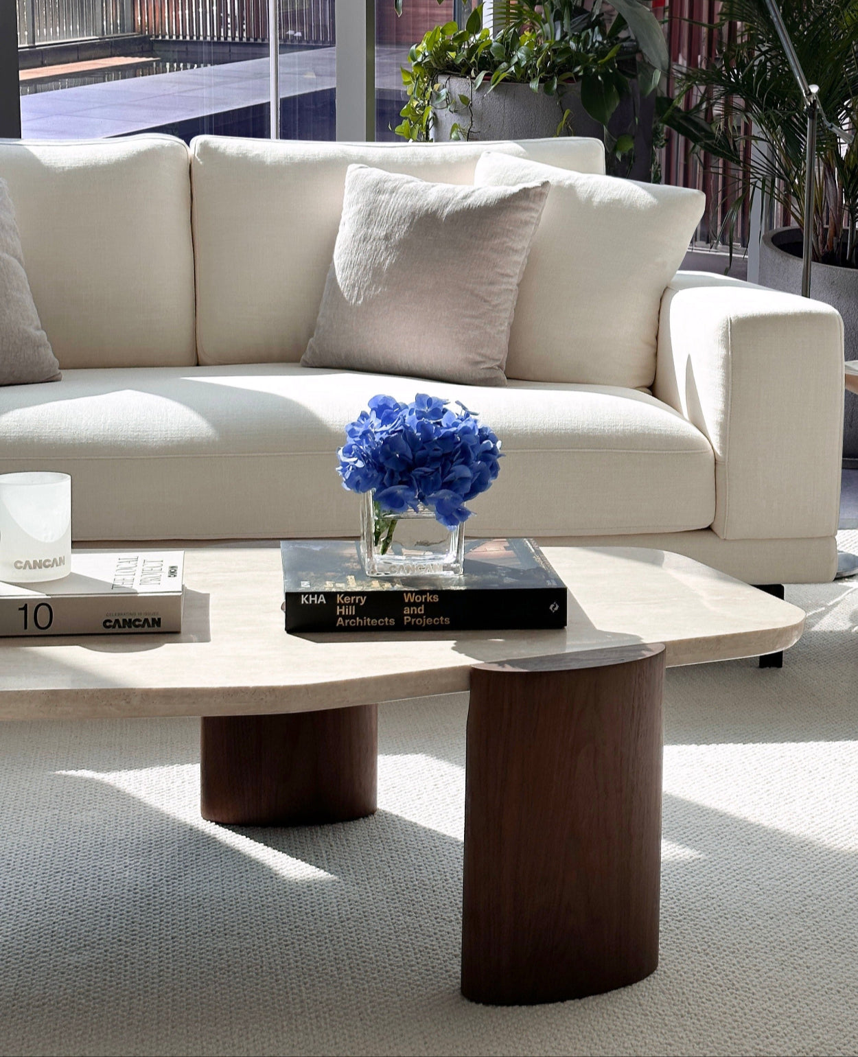 Kensington Travertine Coffee Table