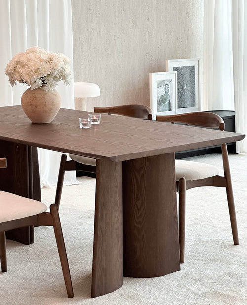 Brahm Dining Table - Walnut