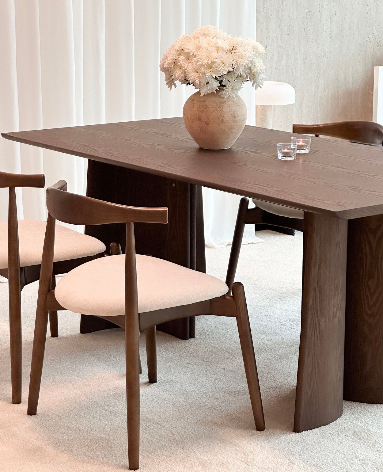 Brahm Dining Table - Walnut