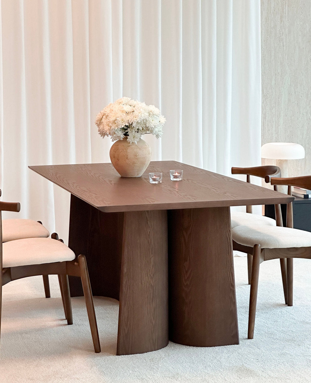 Brahm Dining Table - Walnut