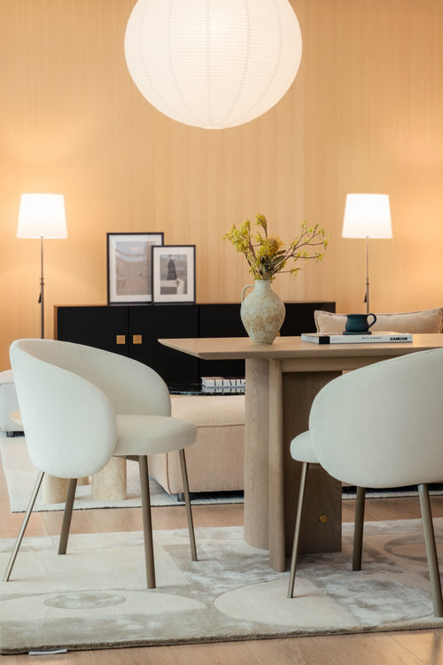 Brahm Dining Table - Whitewash