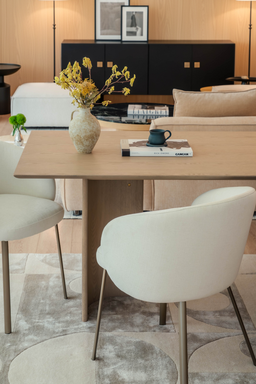 Brahm Dining Table - Whitewash