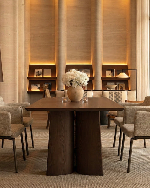 Brahm Dining Table - Walnut