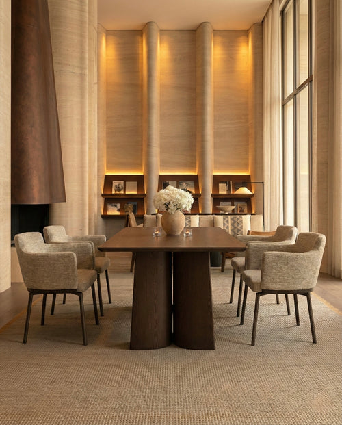 Brahm Dining Table - Walnut