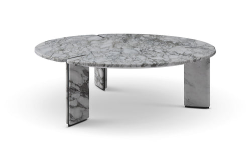 Pantheon Coffee Table - White Arabescato