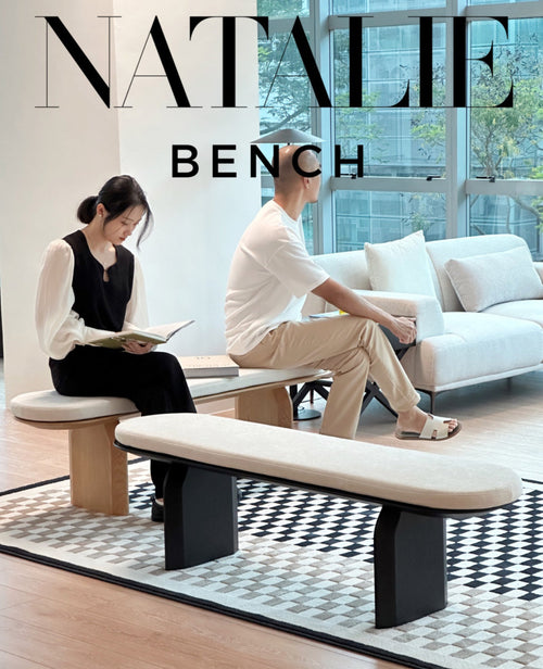 Natalie Dining Bench - Natural