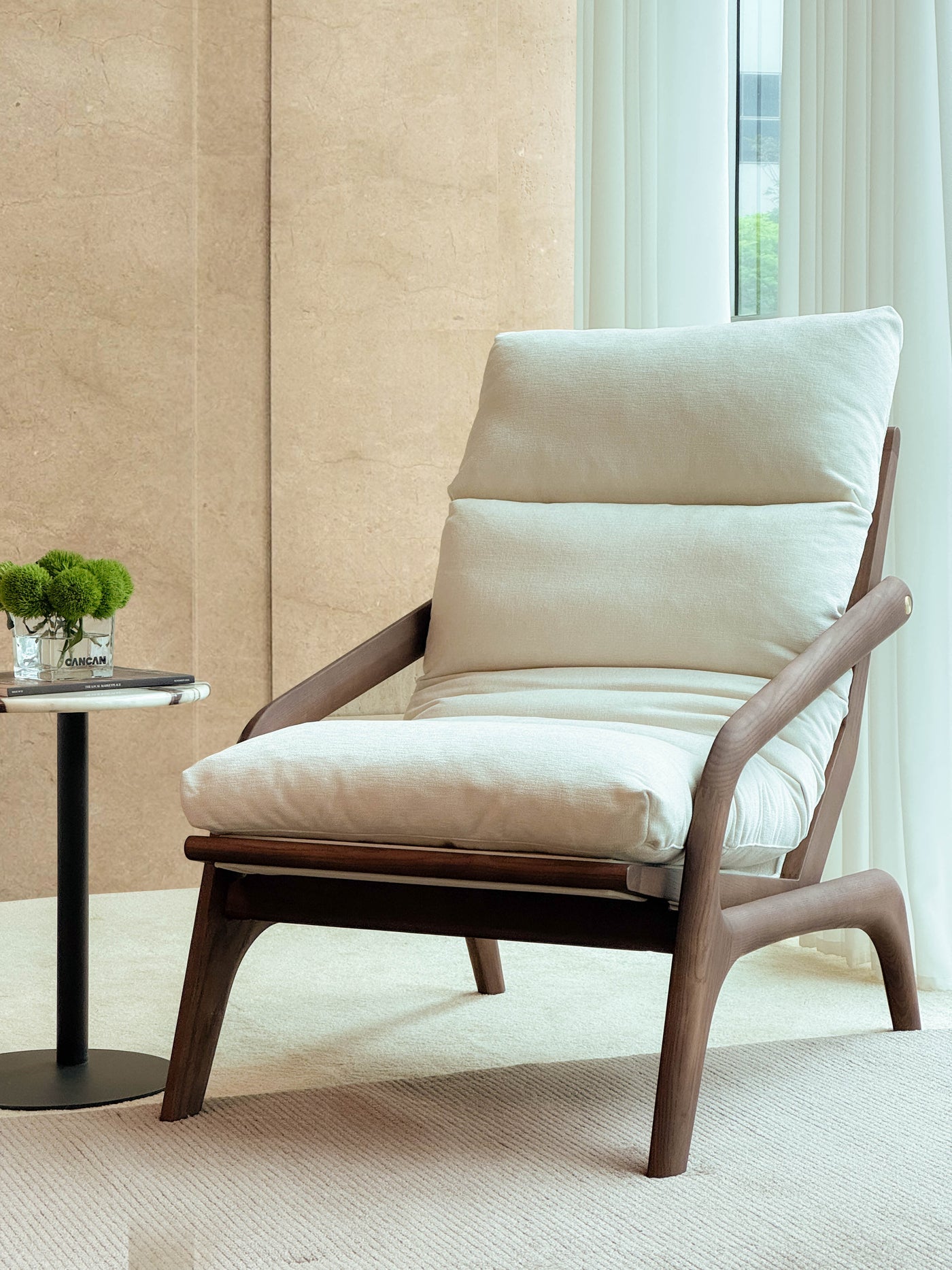 Frenke Lounge Chair - Walnut