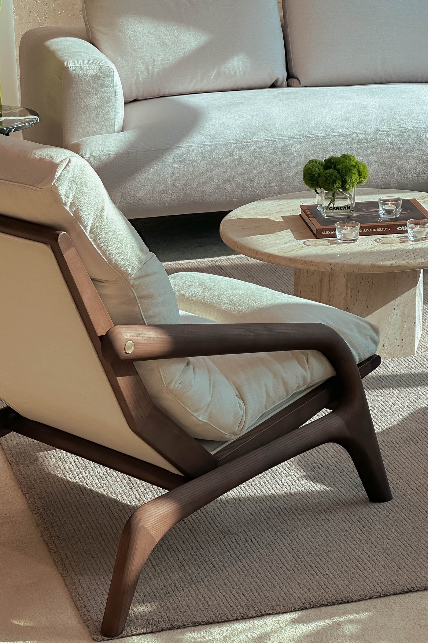 Frenke Lounge Chair - Walnut