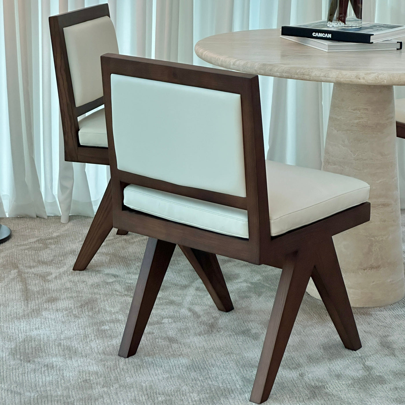 Hendricks Dining Chair (Walnut Frame) - Set of 4