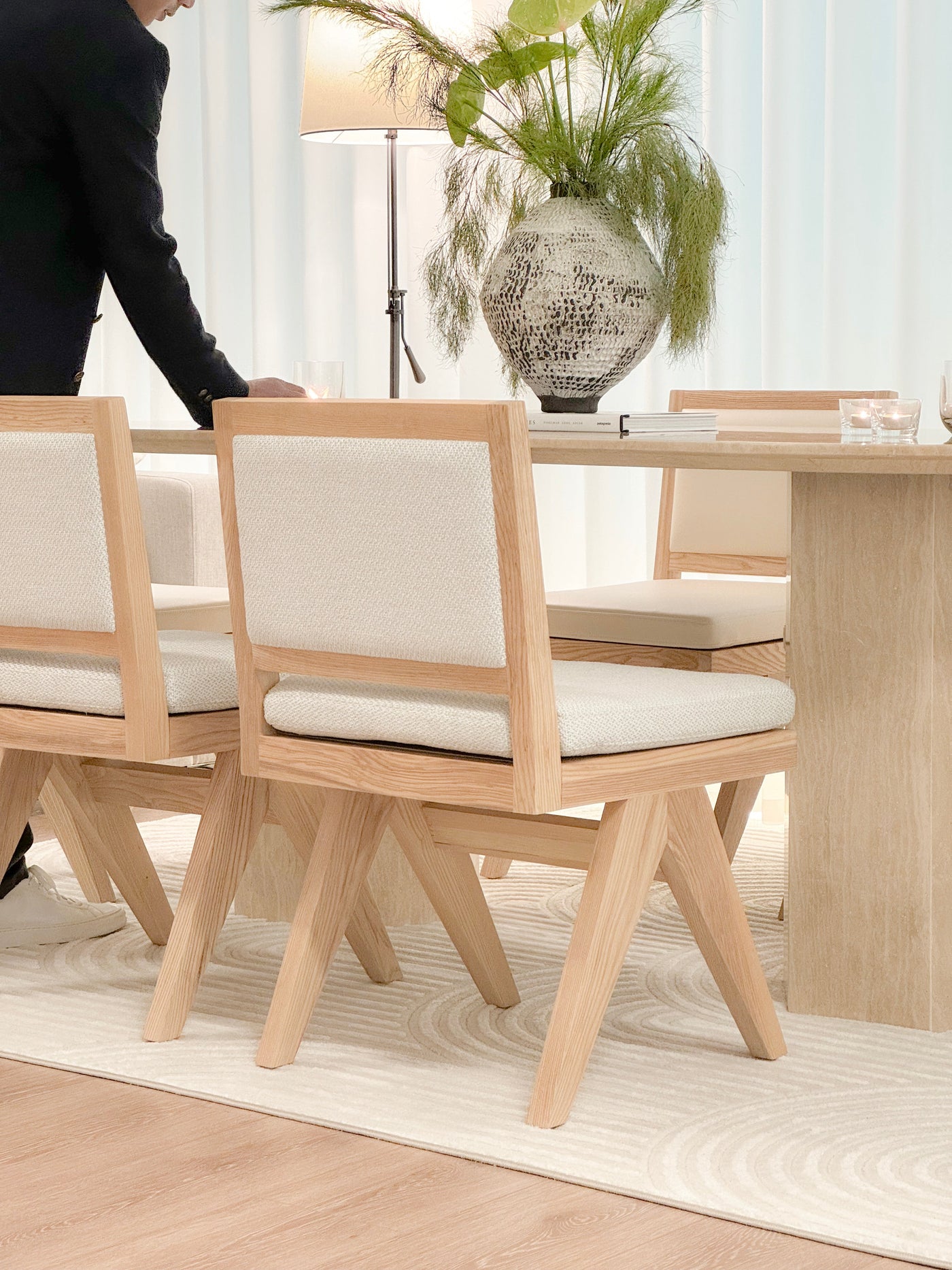 Hendricks Dining Chair (Natural Frame) - Set of 4