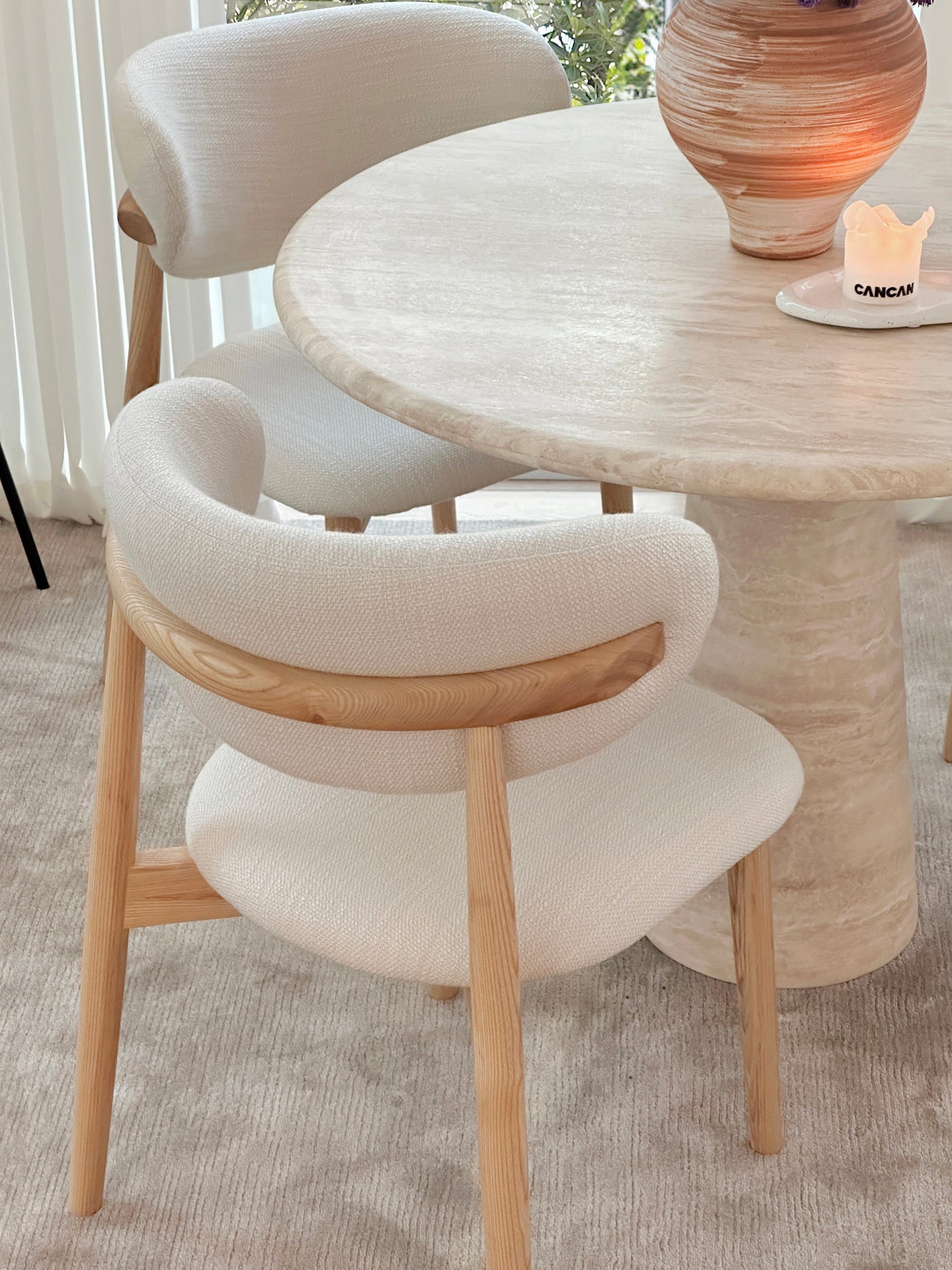 Piper Dining Chair (Natural Frame)