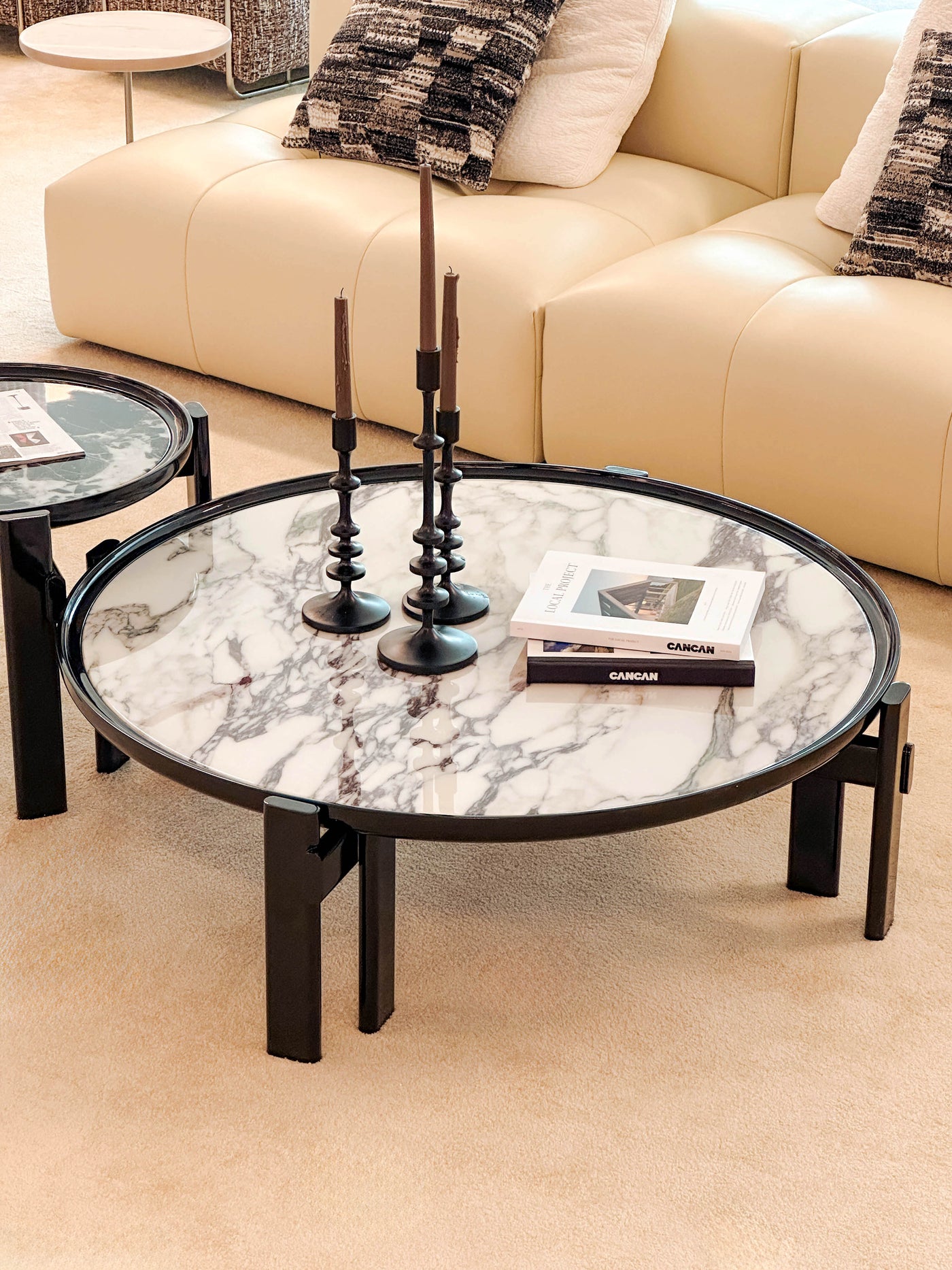 Mason Natural Marble Coffee Table