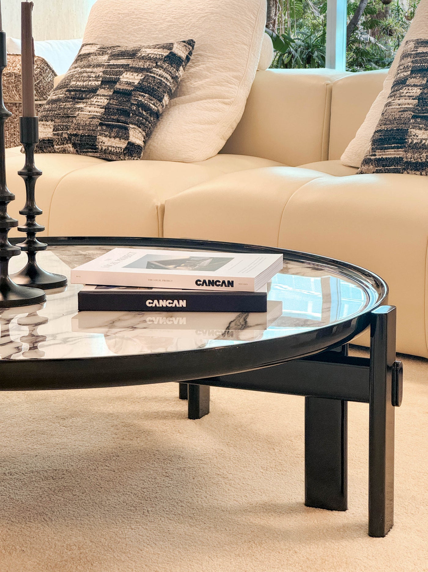 Mason Natural Marble Coffee Table