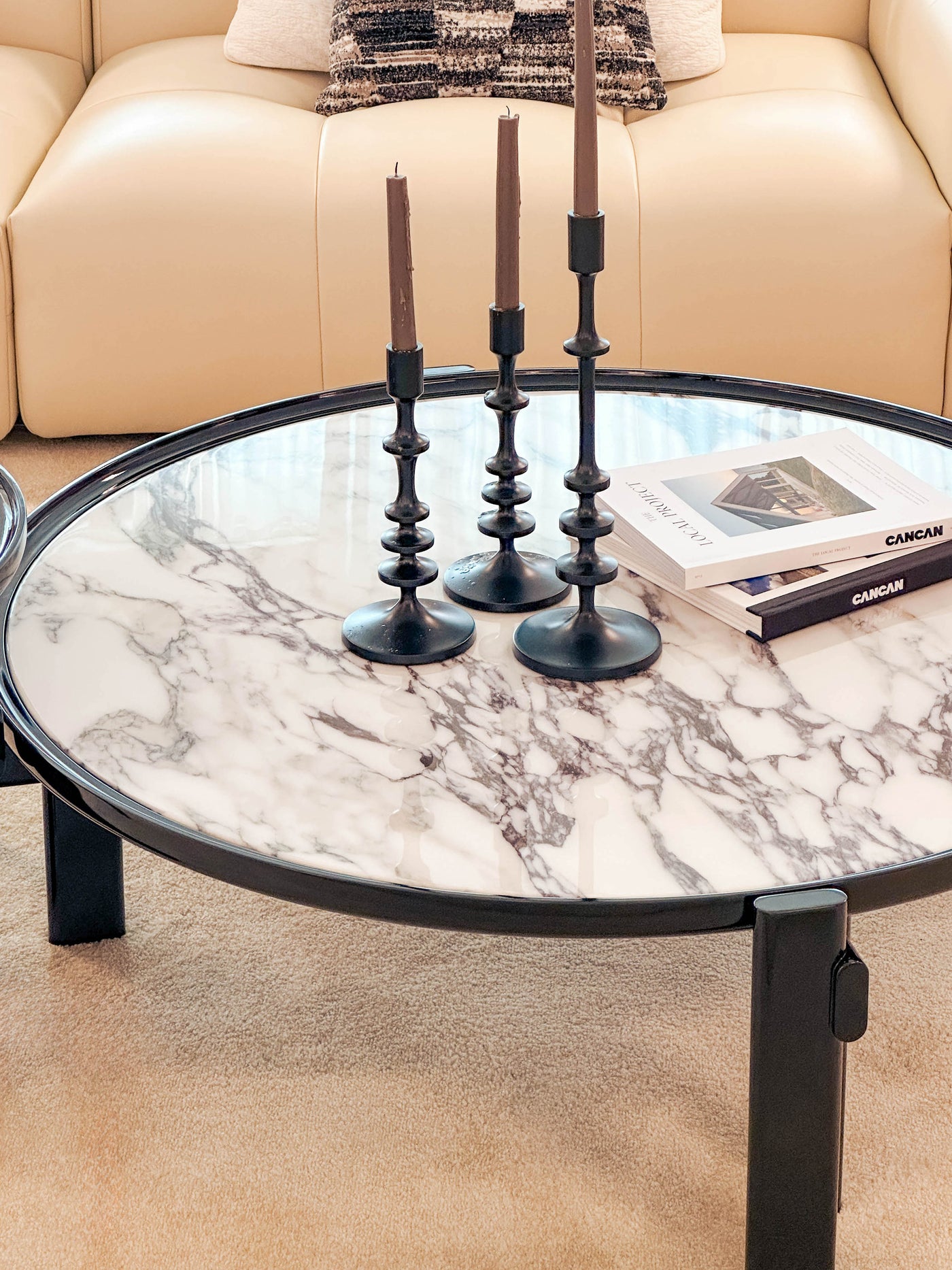 Mason Natural Marble Coffee Table