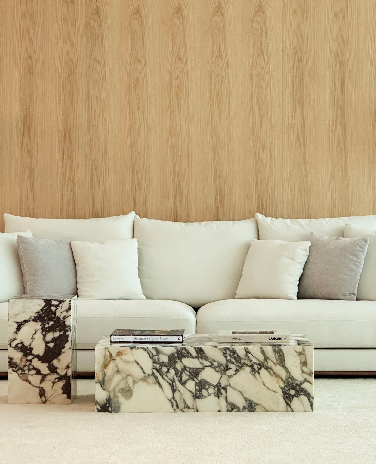 Kado Natural Calacatta Viola Marble Coffee Table