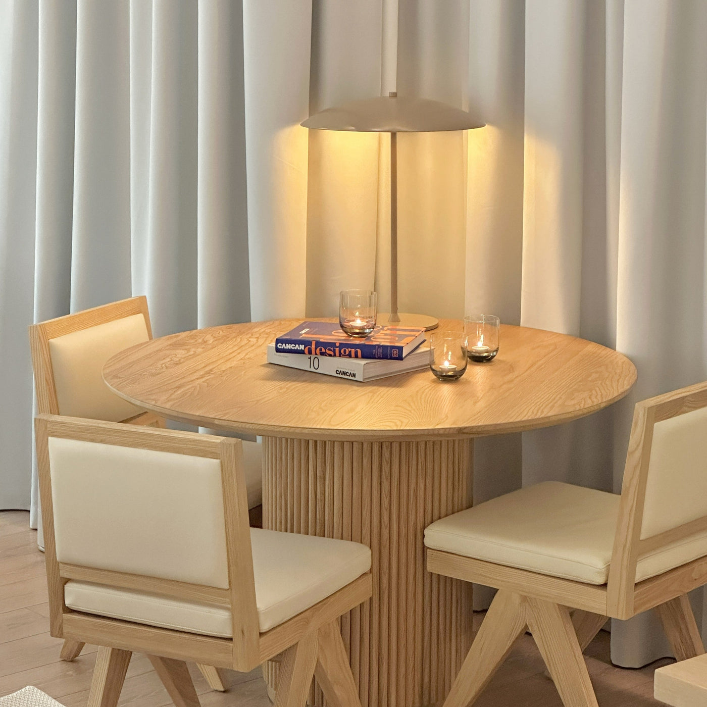 Gemma Round Dining Table (Natural) (FINAL SALE)