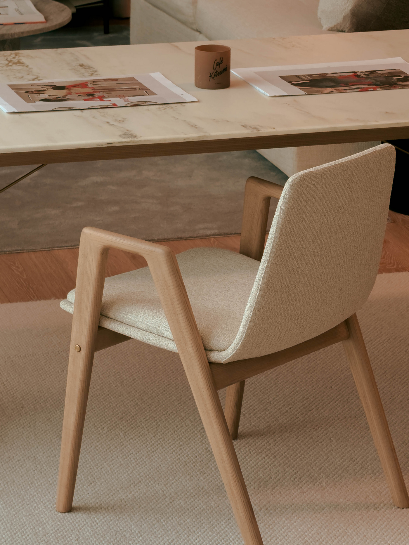 CONNOR DINING CHAIR ( WITH ARMREST)