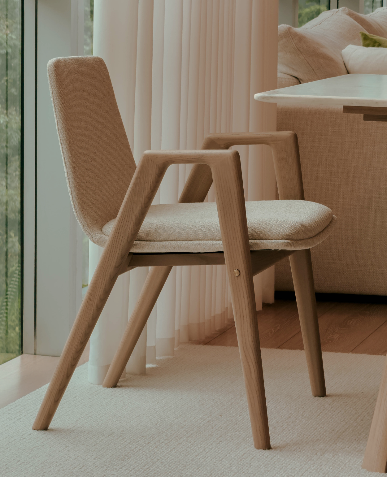 Connor Dining Chair (With Armrest)