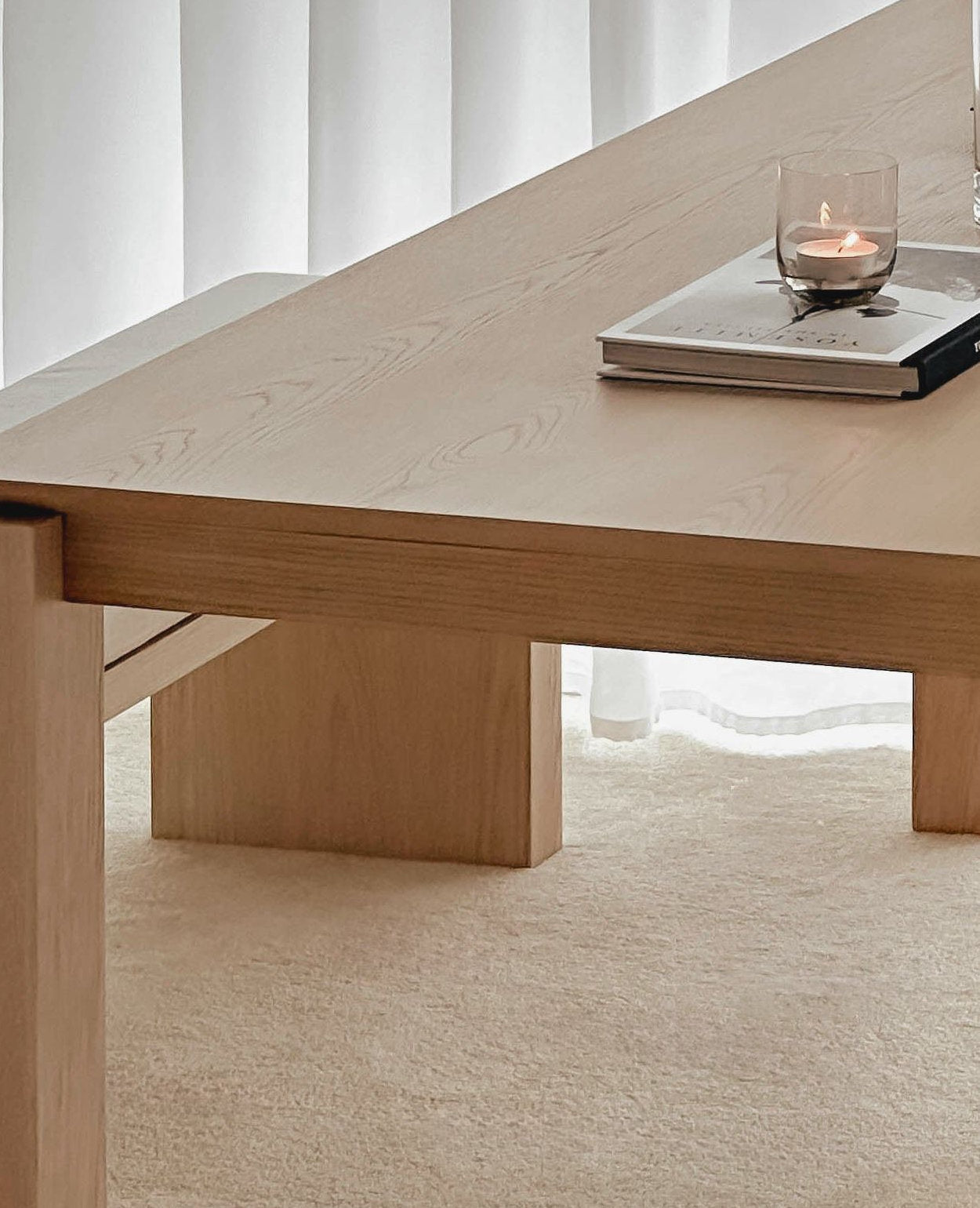 Carmel Dining Table - Whitewash