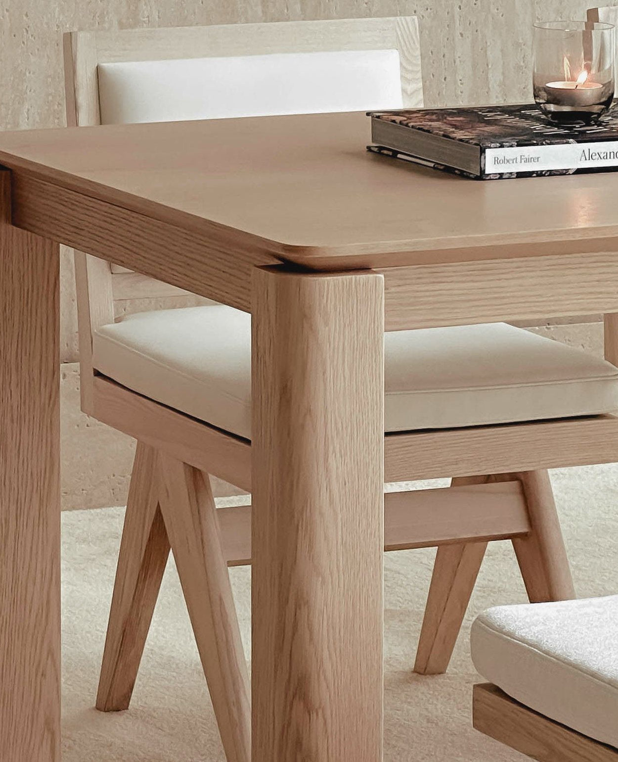 Carmel Dining Table - Whitewash