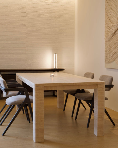 Carmel Travertine Dining Table