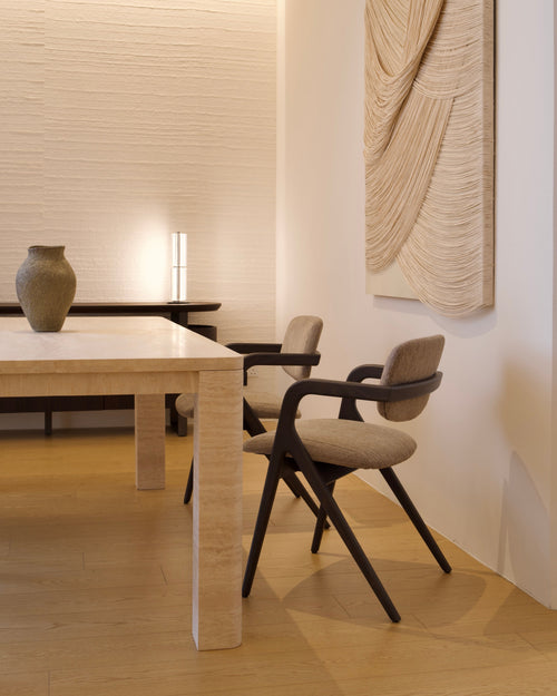 Carmel Travertine Dining Table