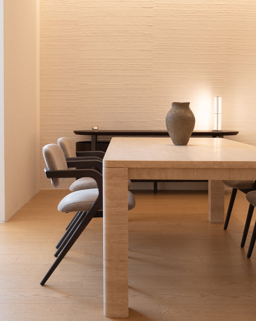 Carmel Travertine Dining Table