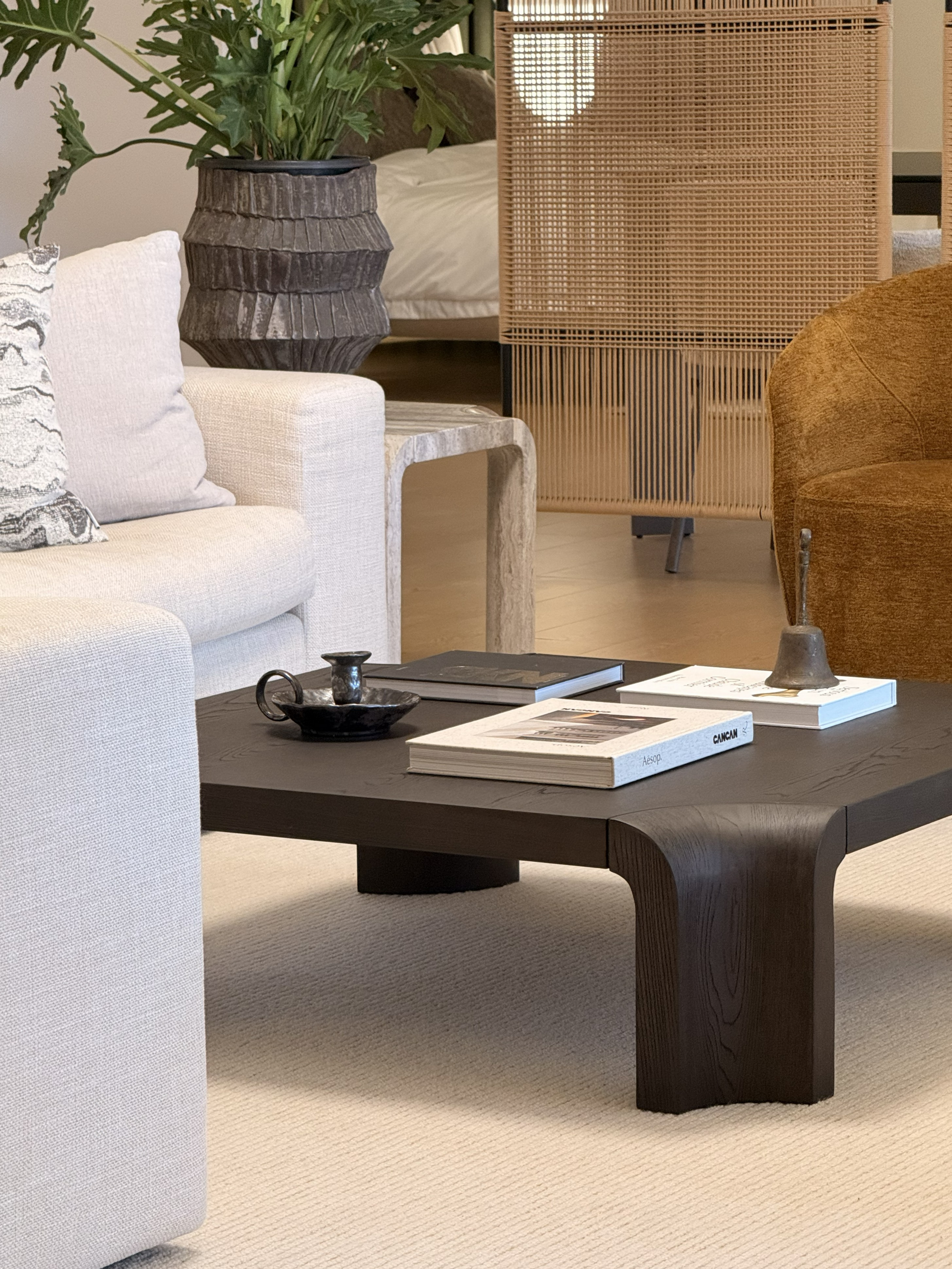 Cascade Coffee Table - Elm Wood
