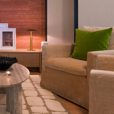 Cheville Table Lamp - Brushed Gold