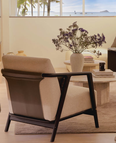 [NEW] Connor Lounge Chair - Black Frame