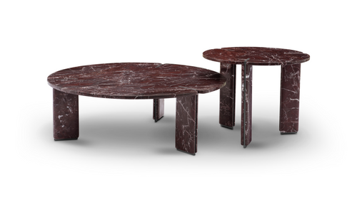 Pantheon Coffee Table - Rosso Levanto