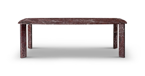 Pantheon Dining Table - Rosso Levanto