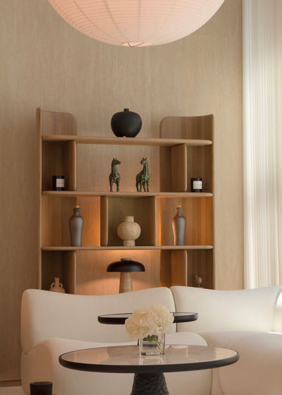 Forma Shelf – Sculptural Solid Oak Bookshelf for Timeless, Organized Living