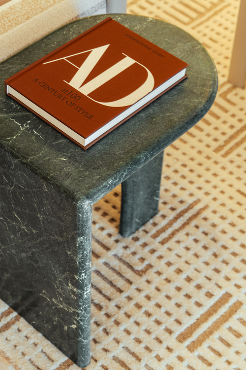 ARC+ Petite Side Table – Green Marble Coffee Table