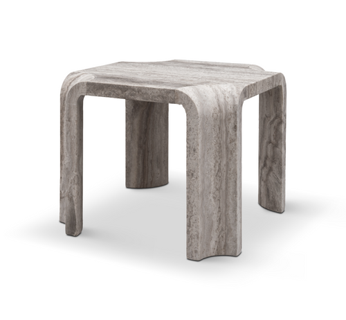 Cascade Coffee Table - Silver Travertine