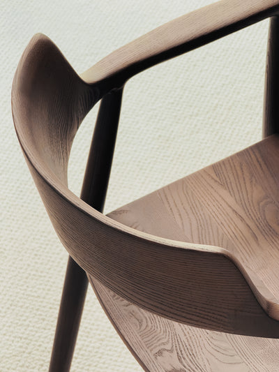 Danielle[PLUS+] Dining Chair (Dark Walnut)